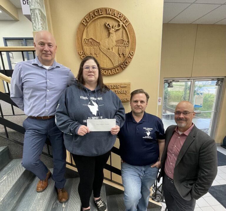 PWPSD receives $8,000 donation from Iceberg Hockey Tournament