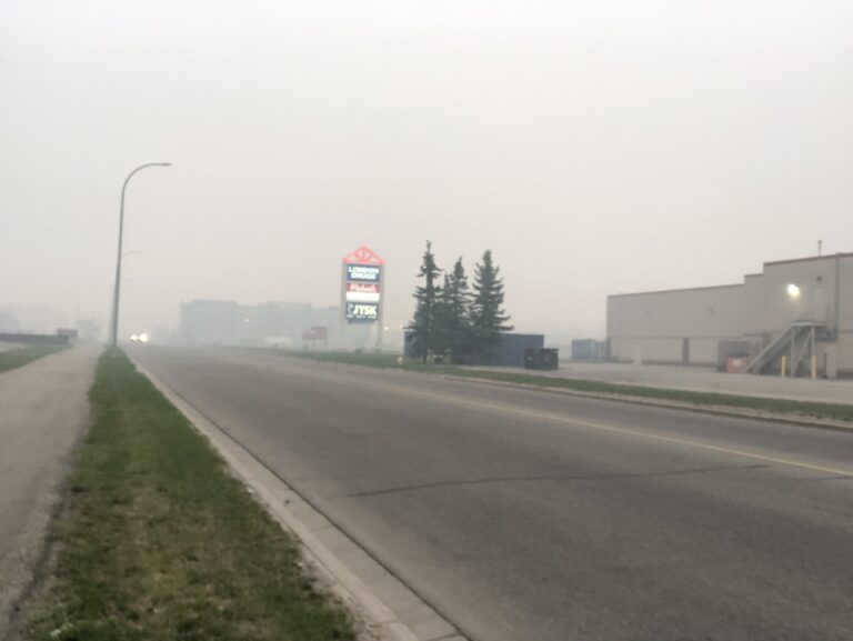 Special air quality statement issued as wildfire smoke sits over Grande Prairie region