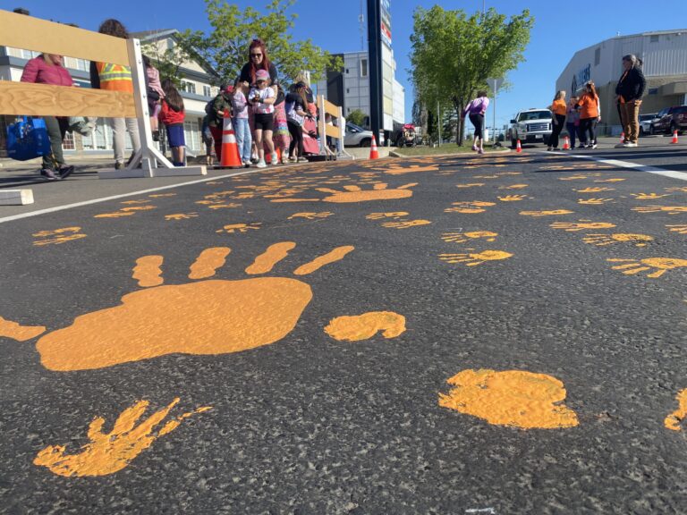 Fourth annual residential school survivors memorial crosswalk painting sees “best turnout ever”