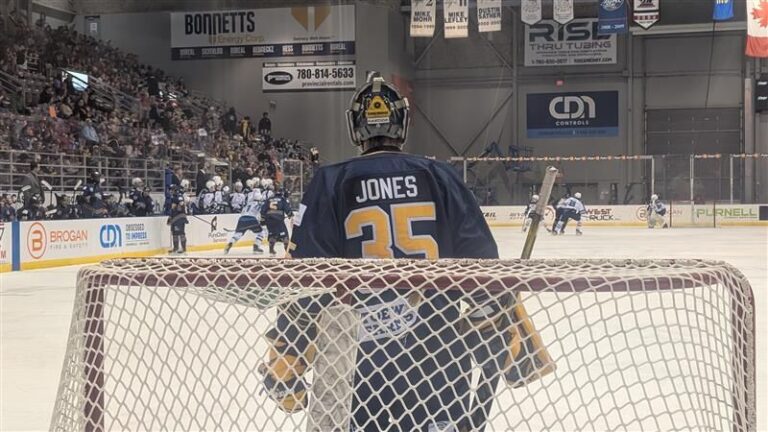 Another brick in the wall: Goaltender nets Storms’ second straight AJHL Defensive Player of the Week award