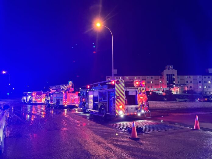 Fire crews on the scene (Supplied, County of GP)