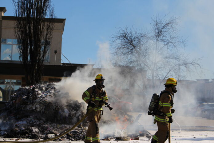 GPFD on scene (Ethan Montague, MyGPNow staff)
