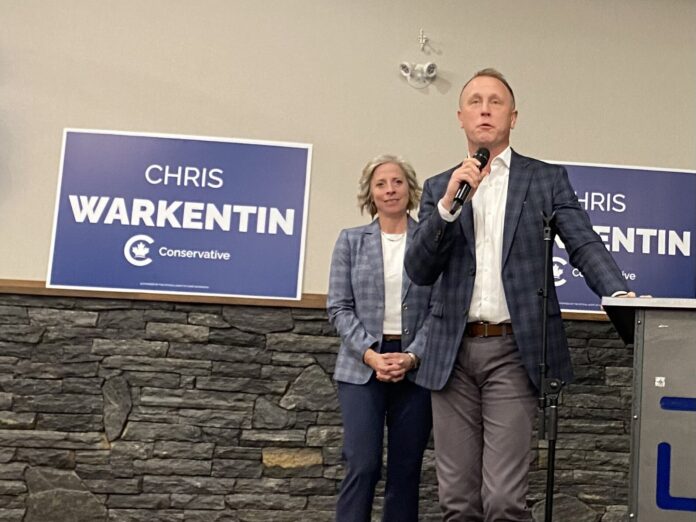 MP-Elect for Grande Prairie Chris Warkentin (Ethan Montague, MyGPNow staff)