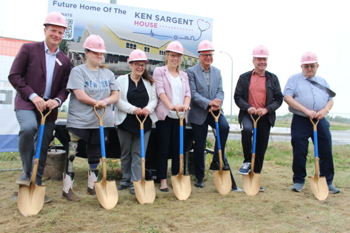 Ground at Ken Sargent House has been broken in the first step of construction on the 21-suite residence near Grande Prairie Regional Hospital. (MyGrandePrairieNow.com Staff)