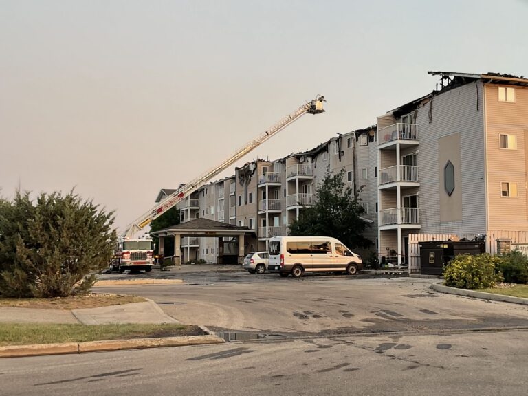 Between 20-40 people displaced after fire heavily damages Margaret Edgson Manor