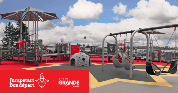Jumpstart Playground Photo Provided by the City of Grande Prairie