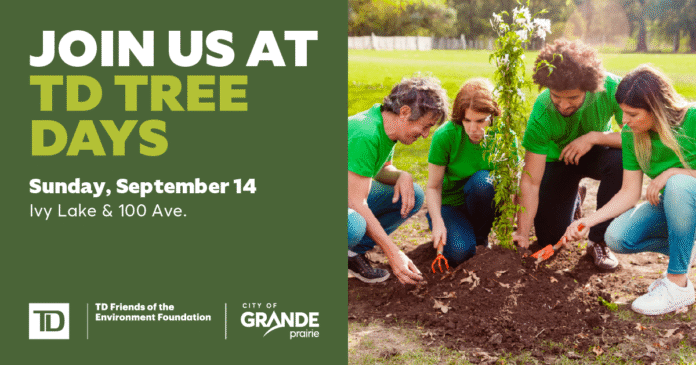 TD Tree Days goes September 14th in Grande Prairie. (Supplied, City of GP)