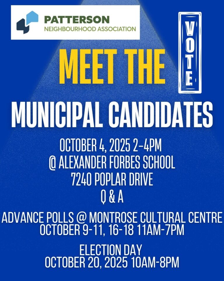 Get the chance to meet municipal candidates in early October