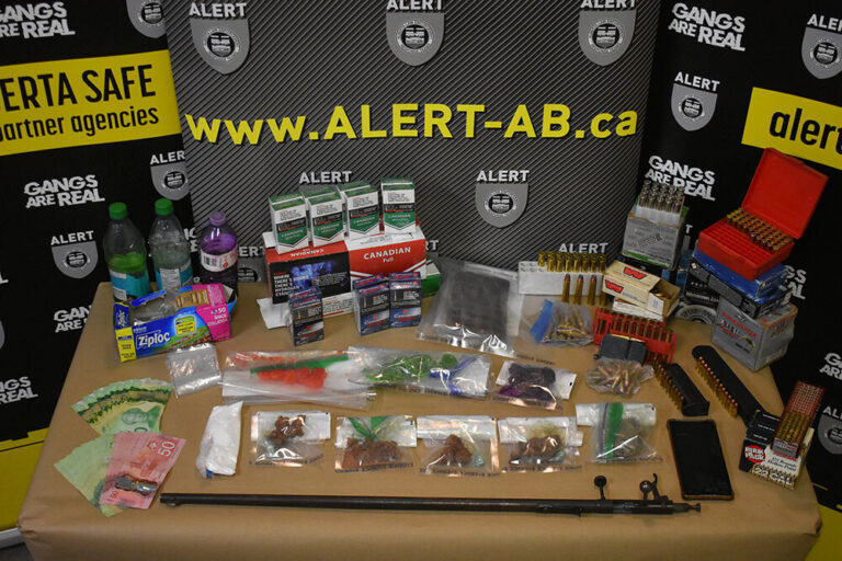 ALERT seizes weapon, drugs from rural Grande Prairie home