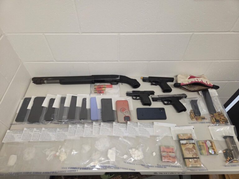 16-year-old among four charged after weapons, drugs seized