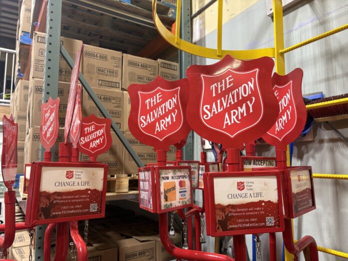 Salvation Army kettles